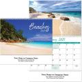 Beaches Spiral Wall Calendar
